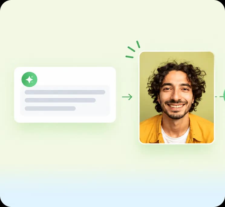 Product idea flowing into generated ad creative variations