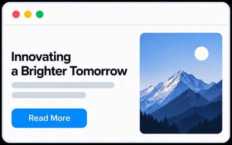Generated newsletter layout and copy